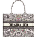 Christian Dior Medium Dior Book Tote Gray